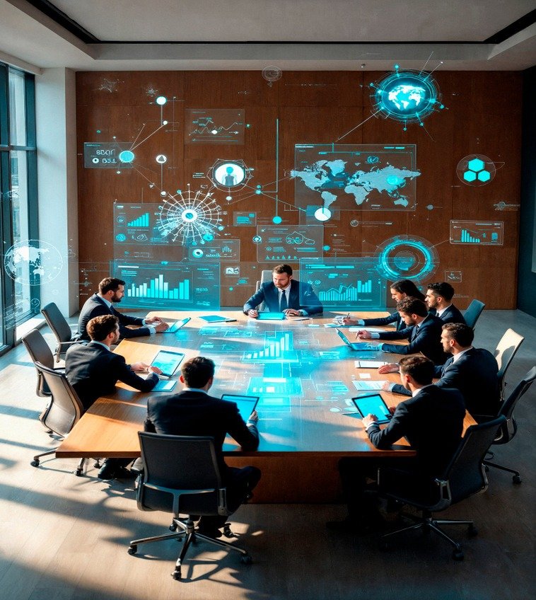 Company formation concept showing business registration, startup planning, and corporate structure setup in a modern office environment