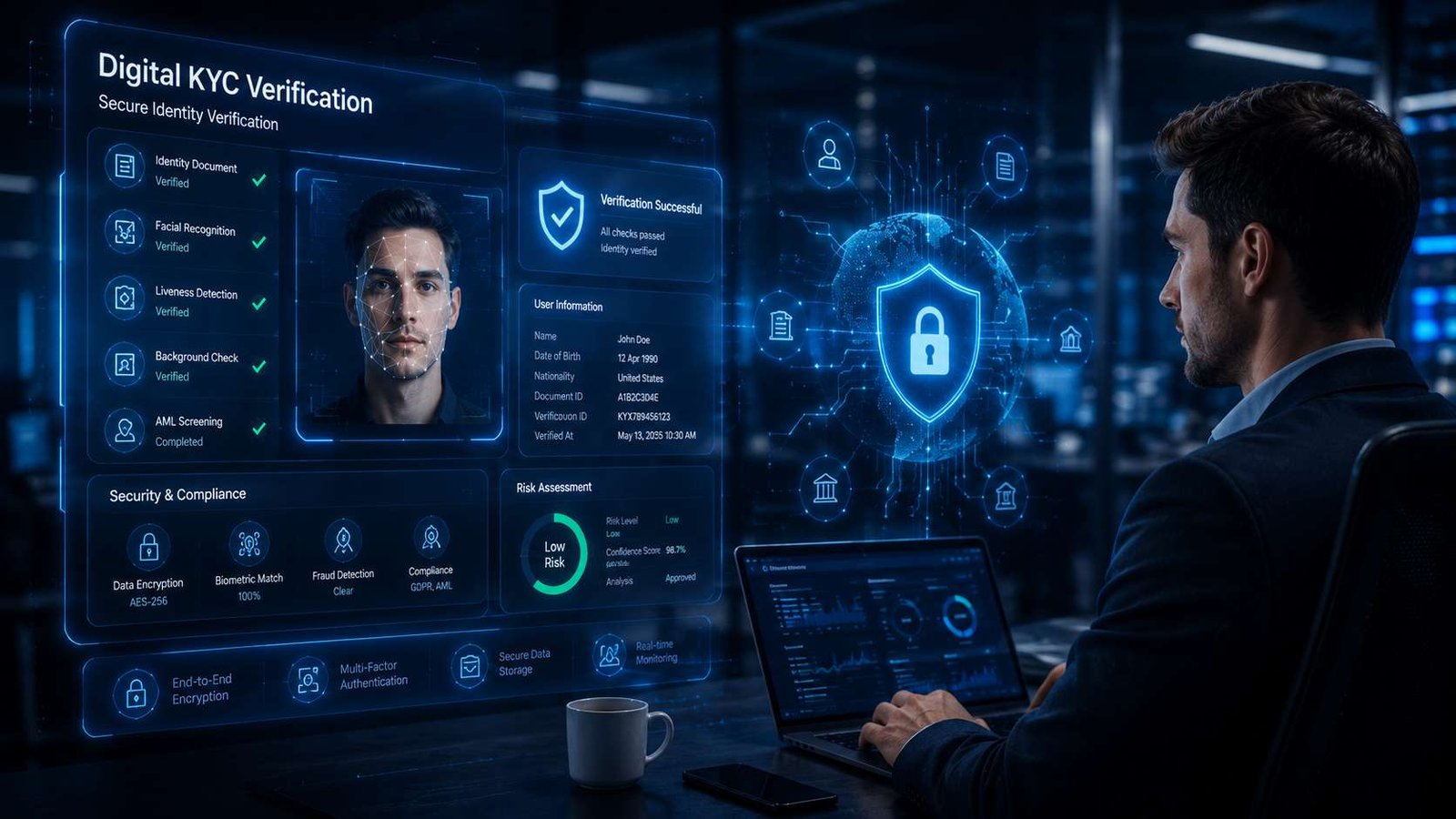 How KYC and compliance solutions protect financial businesses through identity verification, fraud prevention, and regulatory adherence