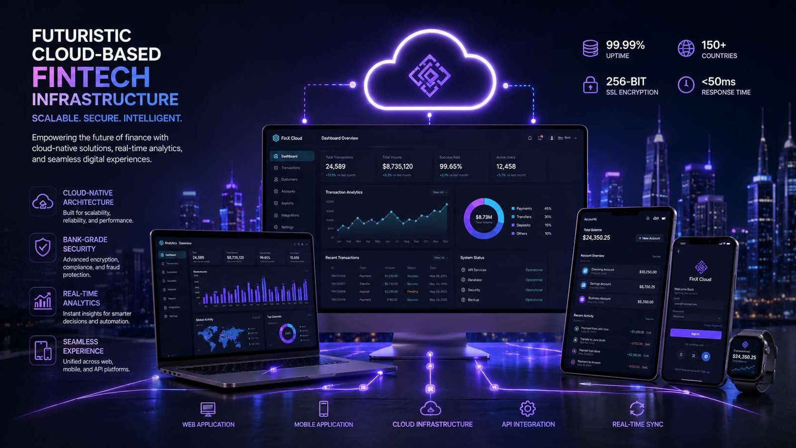 Why fintech companies need scalable web and app solutions for handling growth, high traffic, and secure financial operations